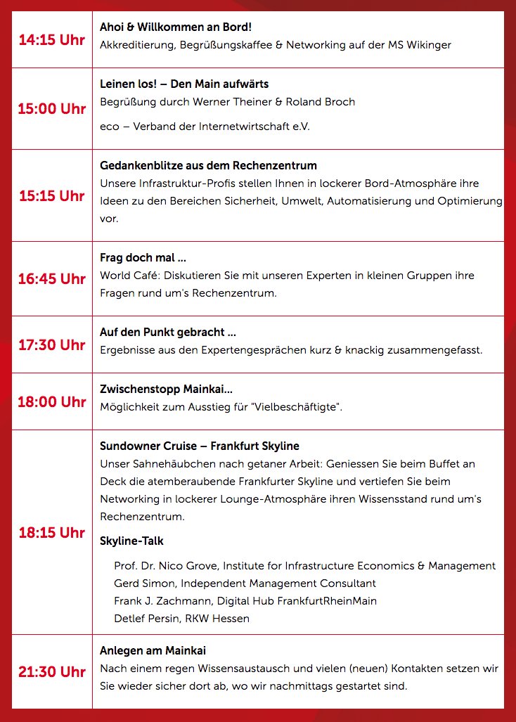 DCStarAudit's tweet photo. Ahoi &amp; Leinen los! – Diskutieren Sie mit unseren renommierten #Datacenter Experten am 5. Juni in #Frankfurt aktuelle Trends in lockerer Atmosphäre #5sterneRZ #Rechenzentrum https://t.co/xH2XVOUzMY https://t.co/yCyX77dFR8