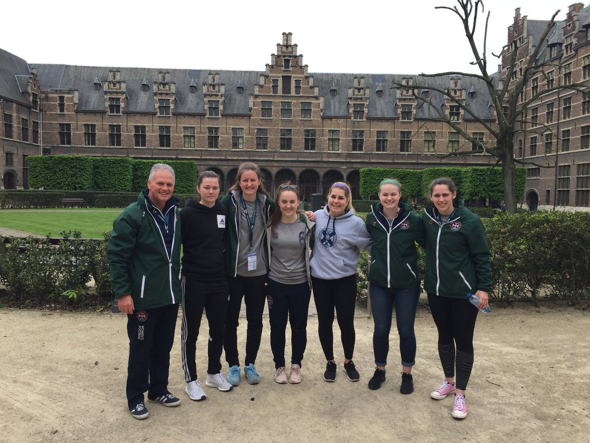 EUWfutsal's tweet photo. The beautiful Belgian sunshine came out for a spot of sightseeing this morning. We’re now back at the venue for our final, with kick off in just over an hour at 5:30pm (4:30pm BST). Turn your notifications on for some live updates of the game! #EUWAFC https://t.co/K0eVbuysKc