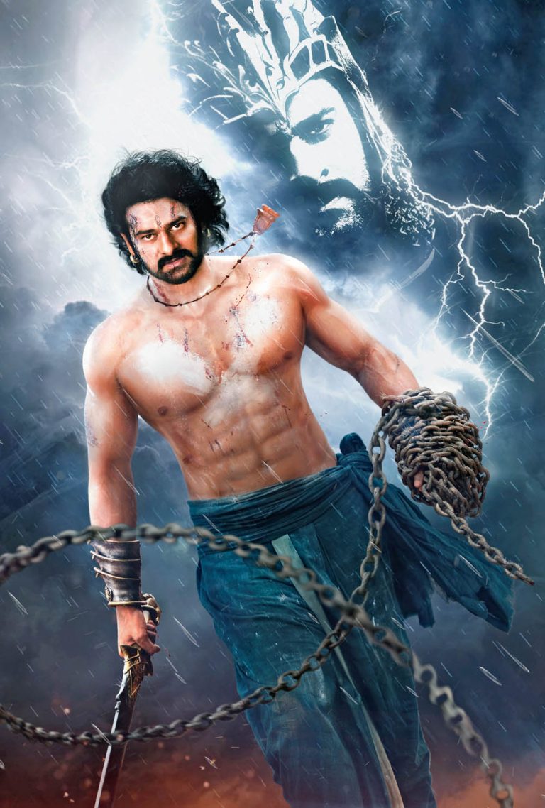 The Hot body shots of #Prabhas 🔥 worked very hard to make 6-pack abs and  well toned body for correct presentation of a \, image size:768x1138