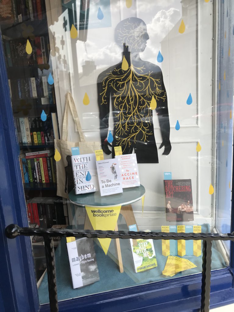 AtkinsonPryce's tweet photo. Good luck to the shortlist on Monday for @wellcomebkprize, every one of these books deserves to win π #curiouswindow #bookshopwindow https://t.co/KJ1Z9N06Zl