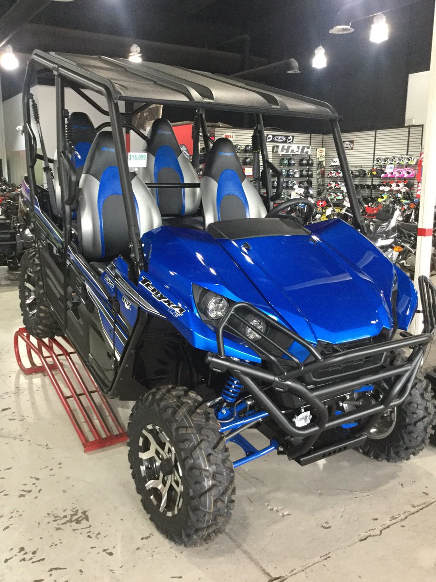 New 2018 Kawasaki Teryx 4 LE in stock Now! Call today to reserve yours! #FunHappensHere #MSPowerSports #MSCycles