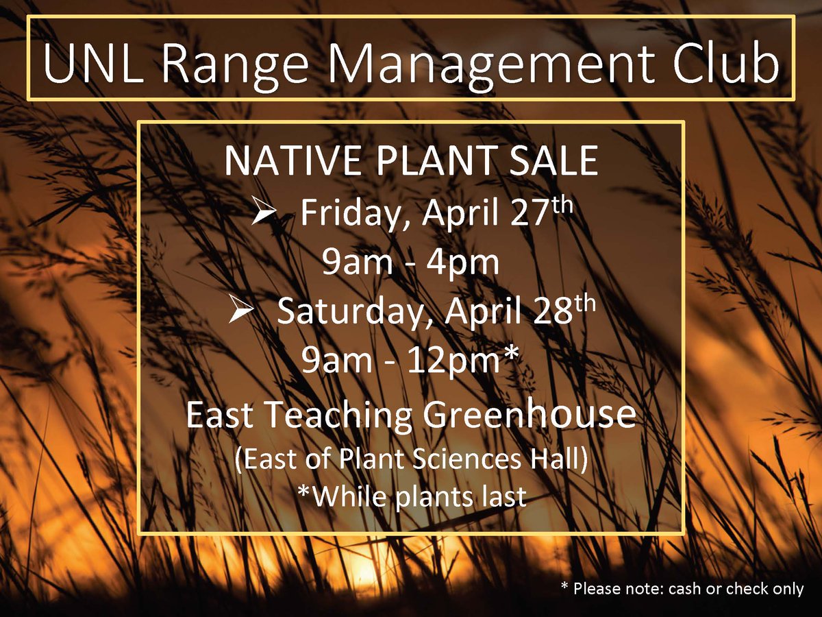 Nebraska Native #Plant Sale is open right now!  Come support our #Range Management Club!! <a href="/unlagrohort/">Nebraska Agronomy and Horticulture</a> <a href="/UNLSNR/">Nebraska SNR</a> #UNL