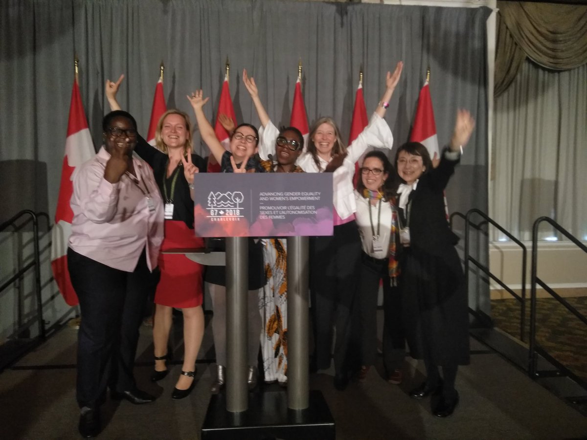 JuliRosin's tweet photo. Last day #W7Canada is about to start. It was an intense time so far with lots of discussions and panels. But still I am not sure about who is suppost to lobby whom? #W7 the #G7 or the #GEAC first.. ? Sisters, we do need to work together! Let's keep focused. #thefutureisfeminist https://t.co/5Zun8abnM1