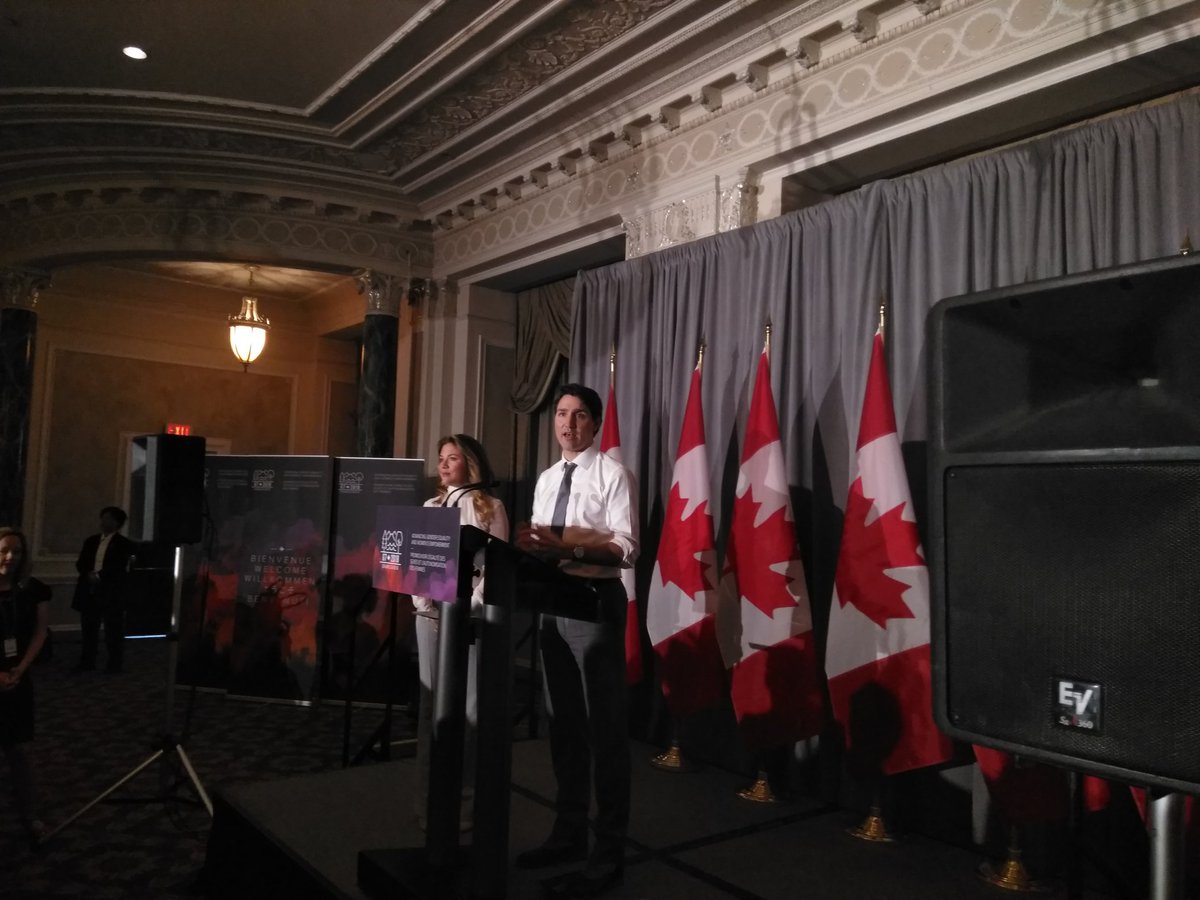 JuliRosin's tweet photo. Last day #W7Canada is about to start. It was an intense time so far with lots of discussions and panels. But still I am not sure about who is suppost to lobby whom? #W7 the #G7 or the #GEAC first.. ? Sisters, we do need to work together! Let's keep focused. #thefutureisfeminist https://t.co/5Zun8abnM1