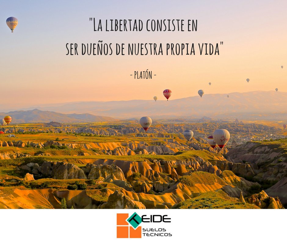 Suelos_Teide's tweet photo. "La libertad consiste en ser dueños de nuestra propia vida". Con esta sabia frase de #Platón despedimos la semana y recibimos el esperando fin de semana. 

En #SuelosTeide deseamos que disfrutéis mucho de él, y para los que tengáis puente, ¡el doble! https://t.co/D4qU8vrVOA