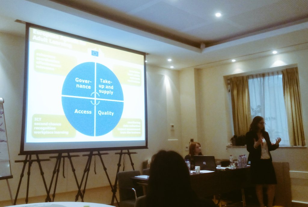 earlallEU's tweet photo. Even if there is a tendency to focus on initial learning, the last years have shown us that we need to acquire more skills throughout our lives so we can be fully included in our current societies. @BachmannDana currently speaking about #adultedu at #ACIG2018 https://t.co/TUFpRp5eCS