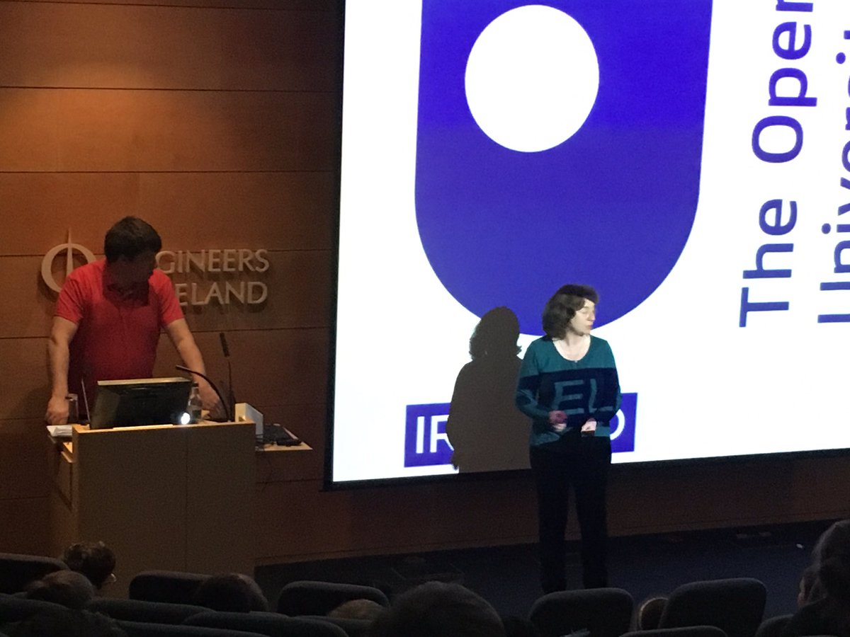 OUIreland's tweet photo. Dr Elaine Thomas @elaine2tweet introducing Dr Megaphone & Sandy the Science Boy for their 11:15 Zoom show @EngineerIreland for #EngWeek18! Watch the live webcast at this link - https://t.co/viaakv0vf6. Tweet your questions to @OUIreland. https://t.co/OjSv6x3KeK @TheOUGlobal. https://t.co/kyczjIZa6L