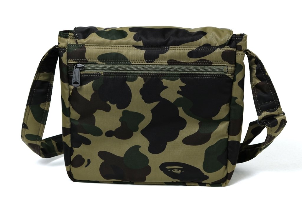 bape porter 1st camo shoulder bag