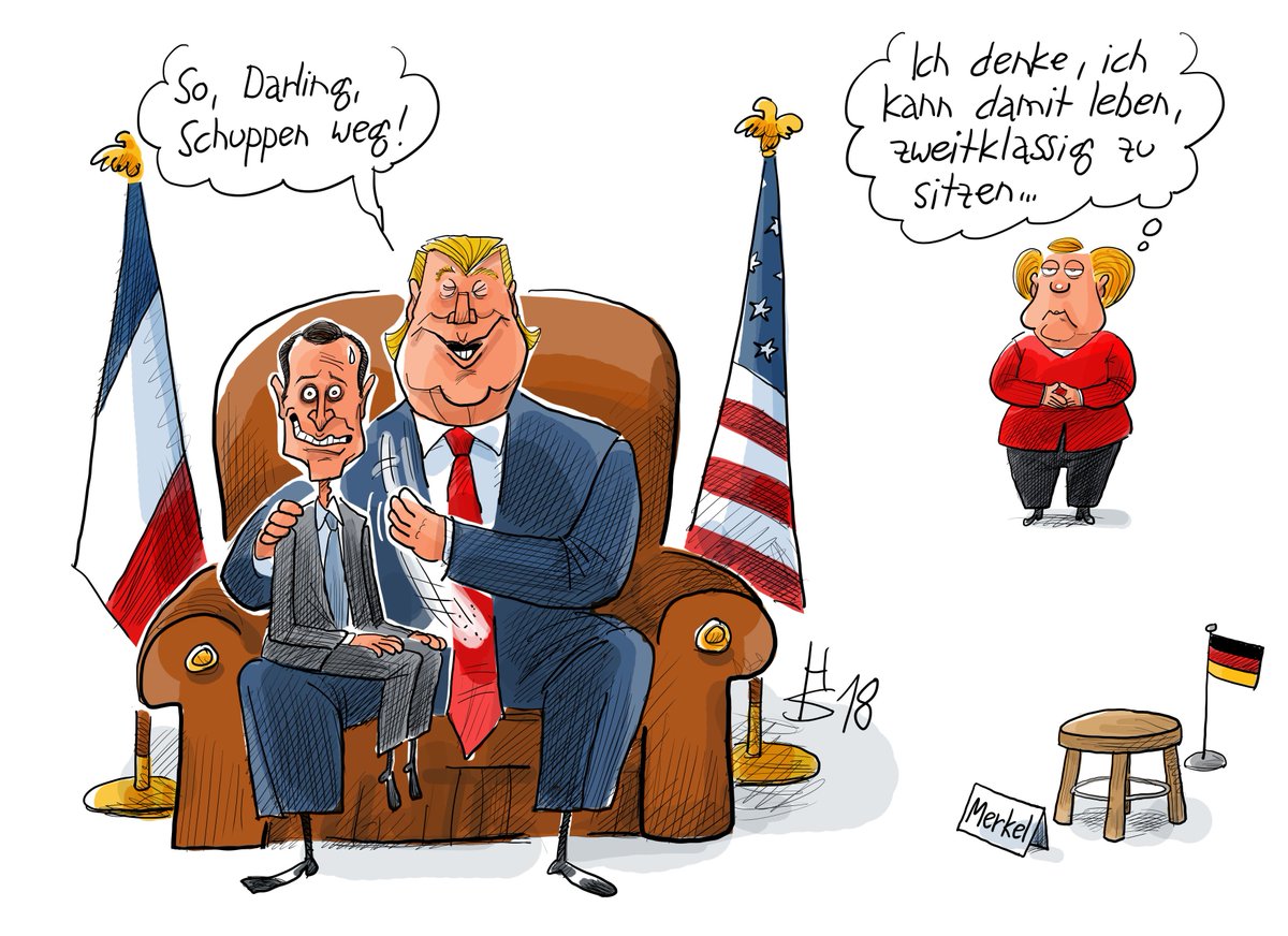 Cicero Online Unsere Karikatur Des es Gluck Gehabt Trump Merkel Macron T Co Qyjefjctav