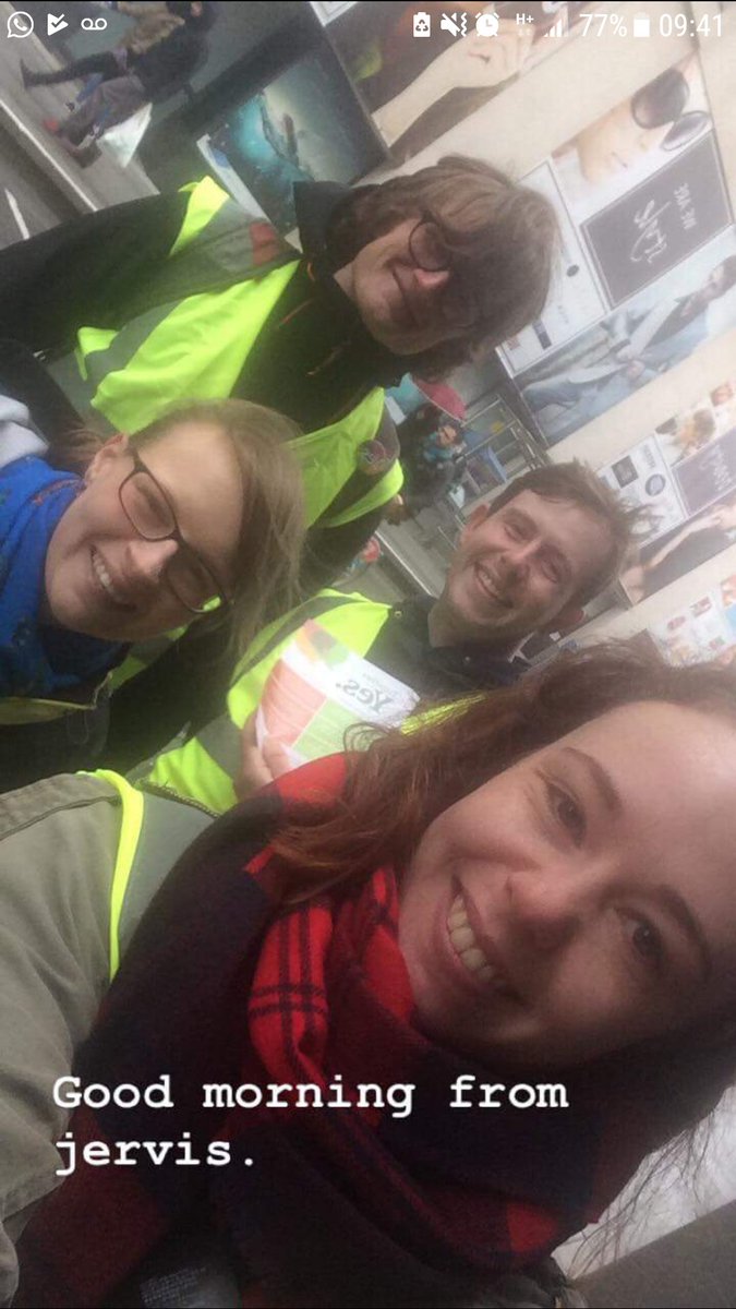 DublinRepeal8's tweet image. Even though our leafleting organiser promised it'd be sunny this morning, still a great morning spent meeting people at Luas stops across the inner city.

We'll be launching an exciting new initiative later today so keep an eye on our page!

#DubCentral #Together4Yes