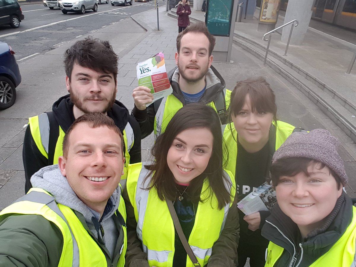 DublinRepeal8's tweet image. Even though our leafleting organiser promised it'd be sunny this morning, still a great morning spent meeting people at Luas stops across the inner city.

We'll be launching an exciting new initiative later today so keep an eye on our page!

#DubCentral #Together4Yes