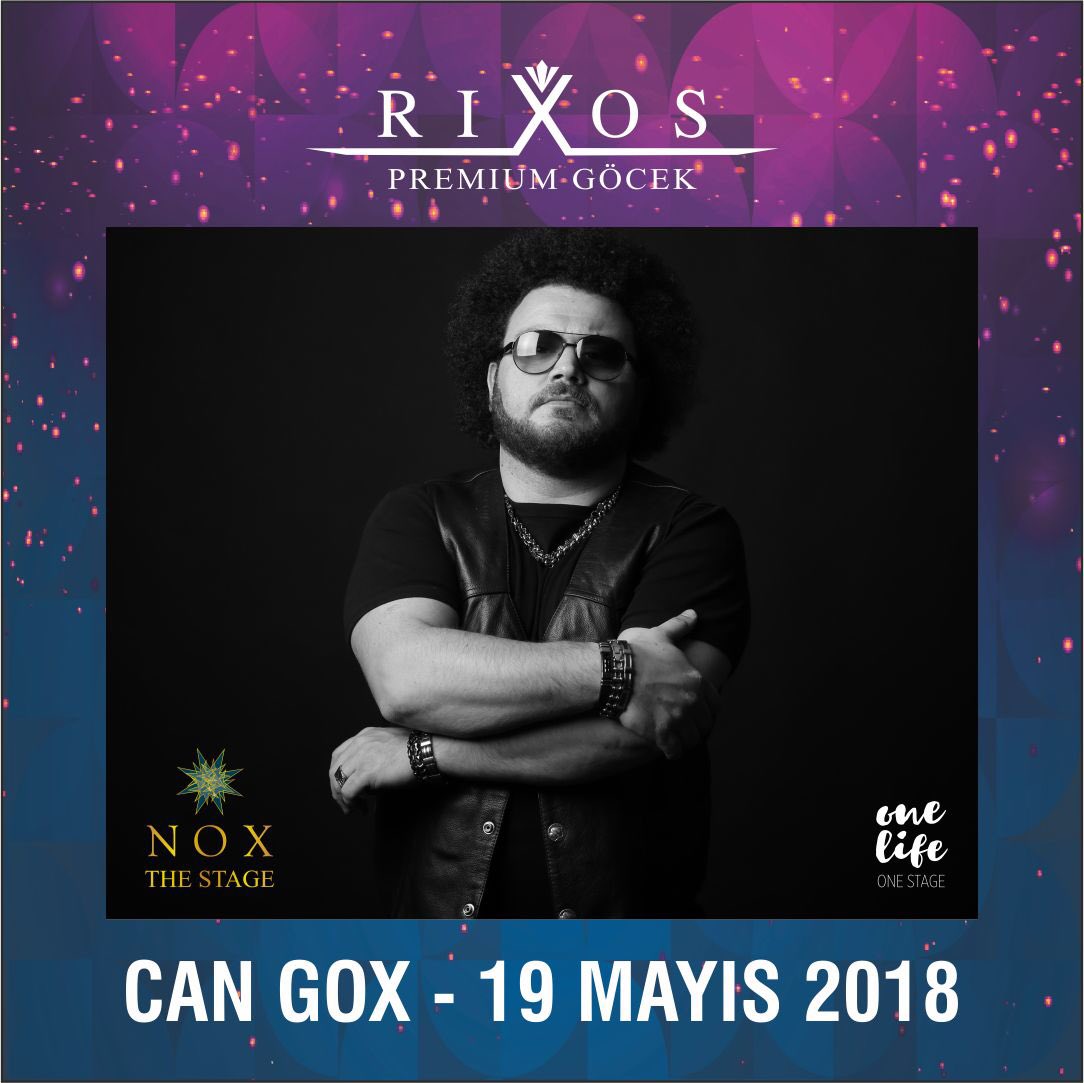 PremiumGocek's tweet image. @cangox will be on Nox The Stage🎼 May 19 #saturday 🎤#rixoshotels #rixospremiumgocek #gocek #turkey #travel #vacation