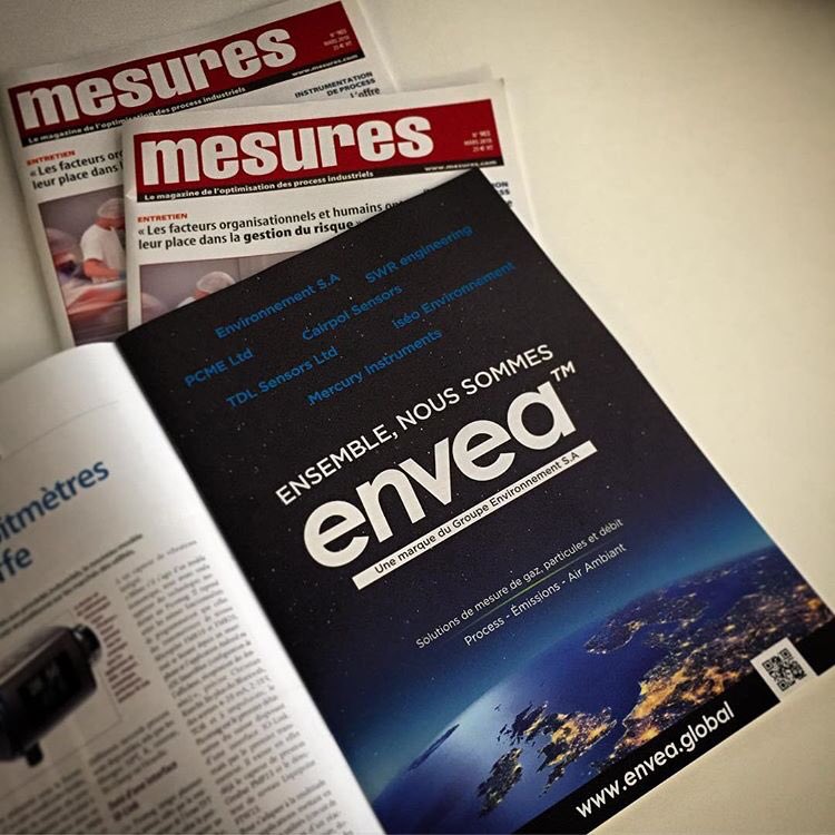 envea ad in the “mesures” French magazine for industrial process optimization - issue n°903 March 2018
_______
@twittair_fr #envea #environment #mesures #magazine #industry #industrial #industriel #industrialprocess #gas #ambientair #emission #gasemissions #particules #dust