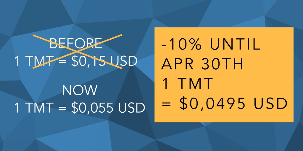Did you already purchase TMT? Don’t stress! Despite the hard cap &amp; token price reduction, your DISCOUNT was MAINTAINED in the same proportion and now you’ll even get the bigger slice of the pie! Check how much on traxia.co/my-contribution 
#Cardano #ETH #ADA