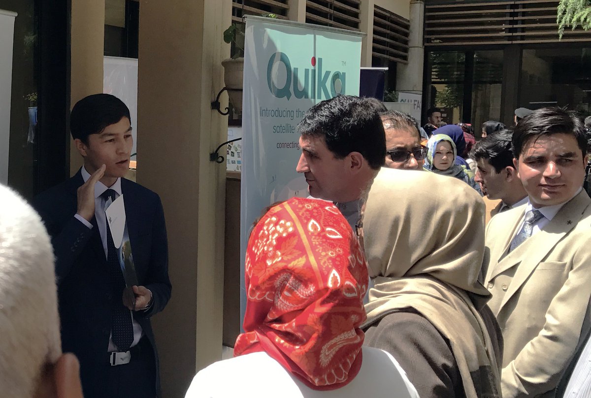 QuikaOnline's tweet photo. Yesterday, Quika was at the 'Girls in ICT' conference at Kabul's Serena Hotel in Afghanistan. It was great to meet with curious members of the public and government officials and introduce them to Quika for the first time. https://t.co/BbSCX5wkkx