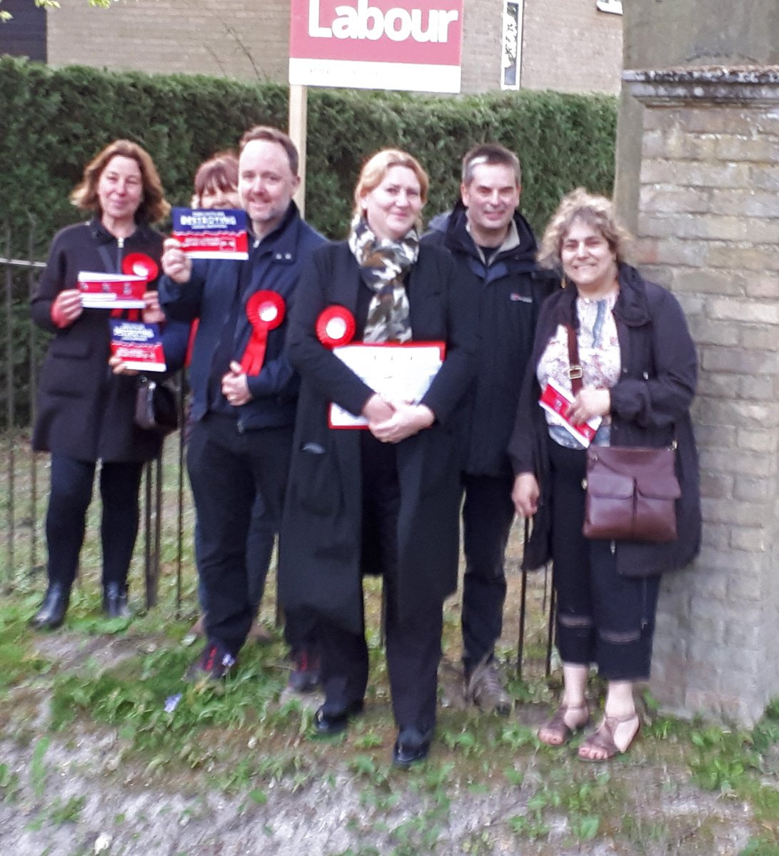 Labour boards up all over #FenDitton & #Fulborn. Canvass teams knocking on doors in Cow Lane #LabourDoorstep  @rurallabouruk @labour_local