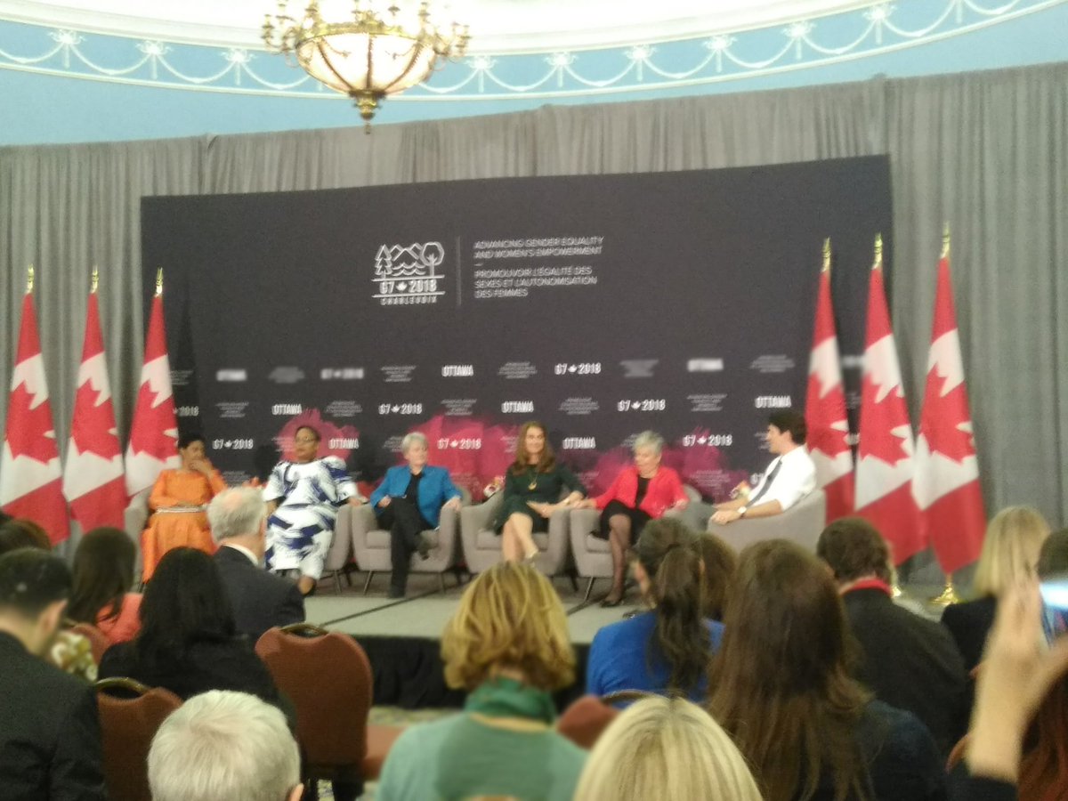 #W7Canada messages i ll take home +will lobby for
- more [useful] data
- #G7 members [+beyond] need to implement gender bugeting+ abolish harmful taxes
- #feminist movements=key role in designing truly working actions f #GenderEquality +do need core funding
#thefutureisfeminist