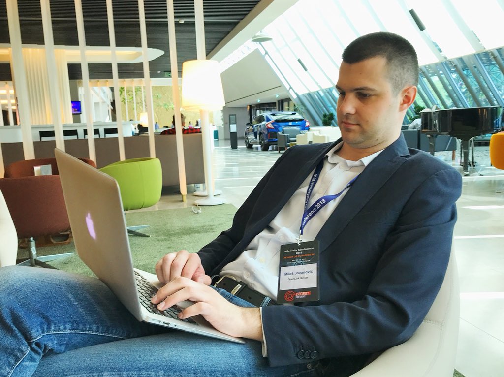 milos002's tweet image. Always Working - at Belgrade Cybersecurity Conference 2018 #OpenLink #eSigurnost @CrownePlazaBG