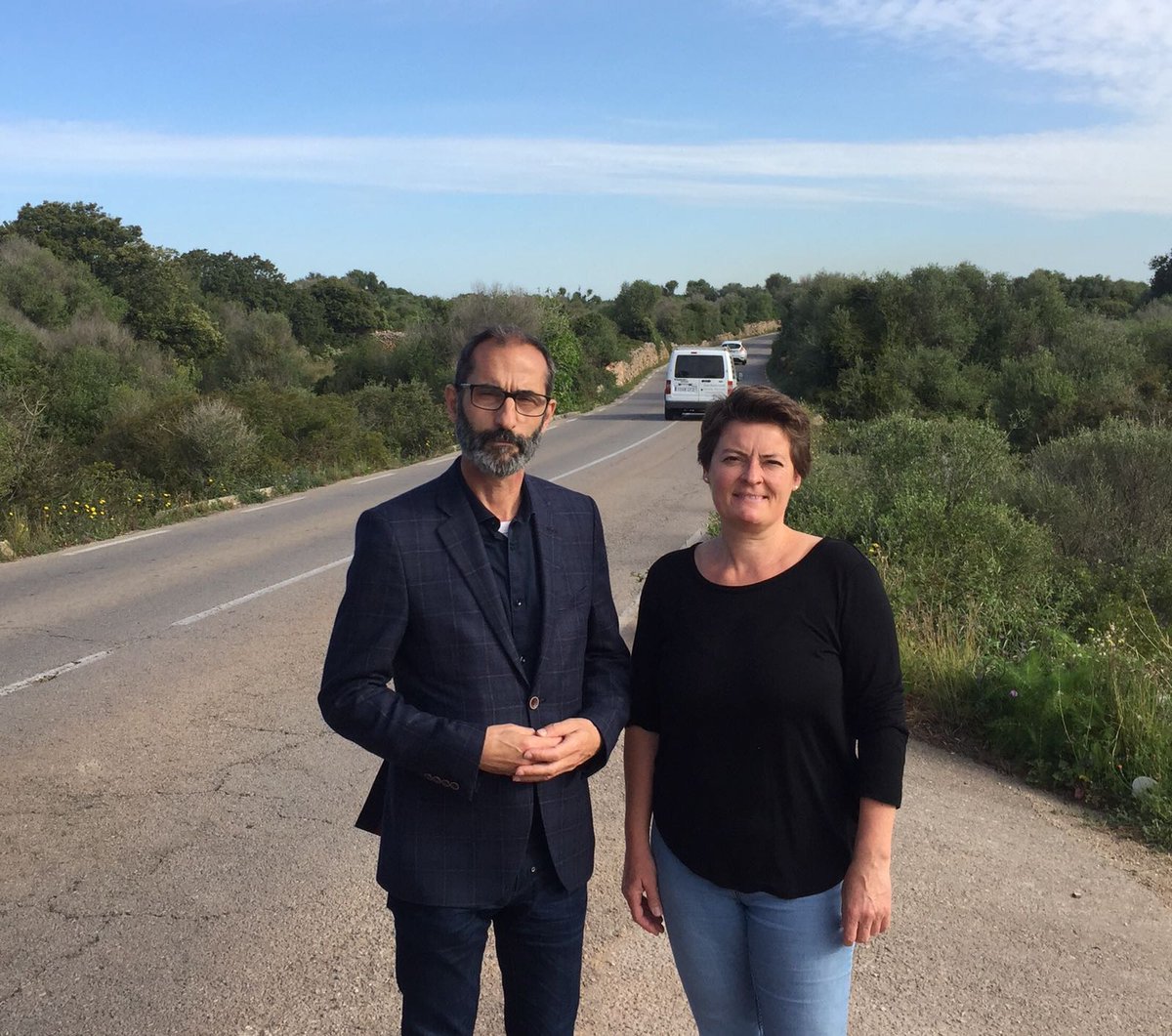 ConsellMenorca's tweet photo. ➡️ El Consell Insular de Menorca i l’Ajuntament de Sant Lluís col·laboren per a la millora de la carretera de Biniancolla
https://t.co/EOmD6fMGCP https://t.co/ROrEFTjdNu
