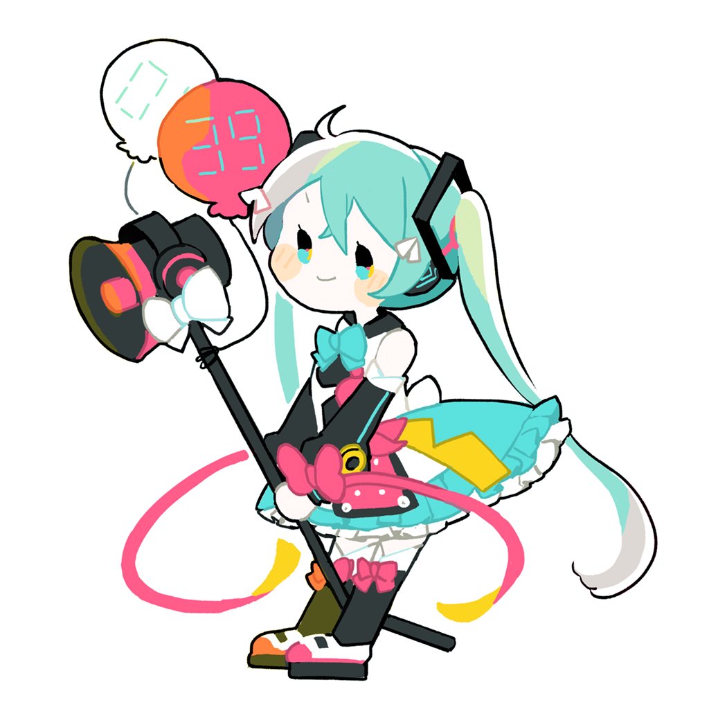 初音ミク ,null 「マジミラ2018ちゃん 」|つつこのイラスト