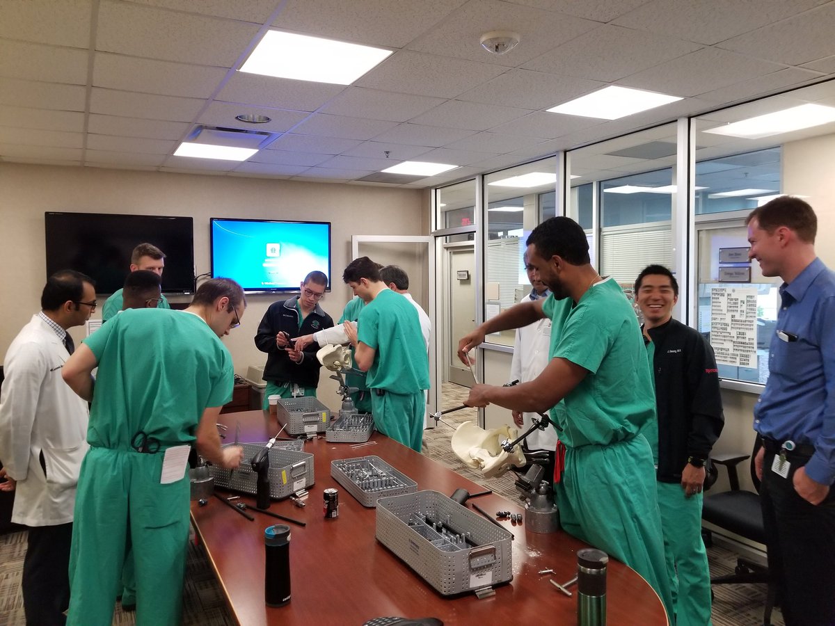 BigOrthoTrauma's tweet photo. A little morning pelvis ex-fix training led by @LBKempton .  Thanks for support @AONorth @AOTrauma @ssims001 https://t.co/wiGuYPlZNU