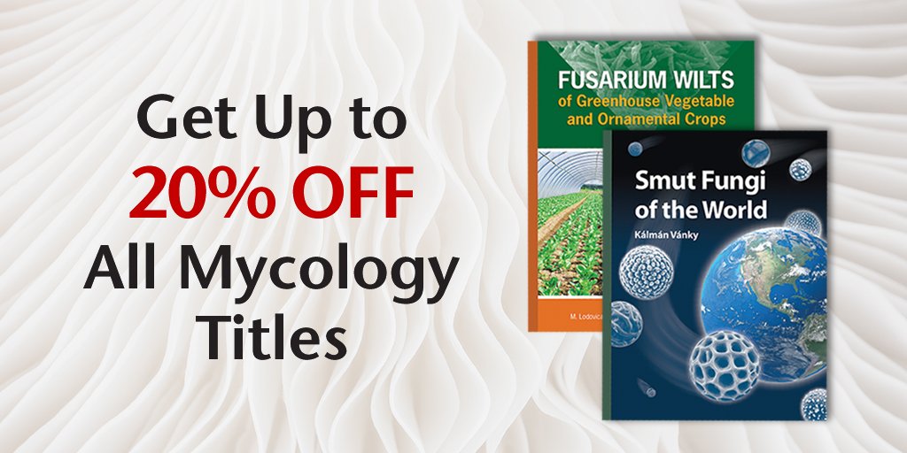 plantdisease's tweet photo. Put the “fun” in #Fungi! Save on over 100 #Mycology titles in the @plantdisease bookstore. Shop for all your library & classroom until April 30 >> https://t.co/A44XZK6Nbf #APSPRESS https://t.co/zG4Kn02N5s