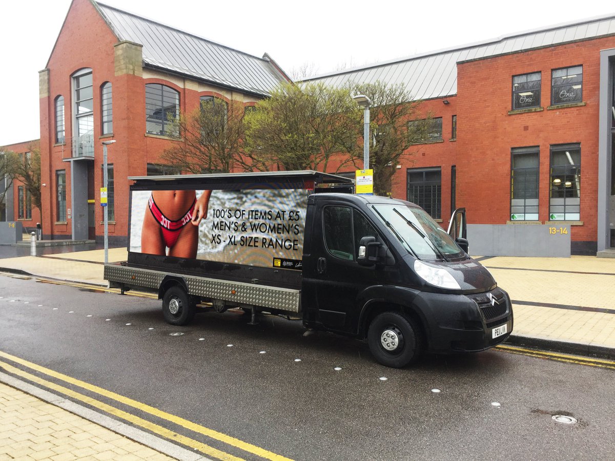 OneAgencyMedia's tweet photo. If you're in #Manchester today keep an eye out for our #digitaladvan -
We're spreading the word of @TheCouture_Club
⭐️⭐️FIRST EVER STUDENT SAMPLE SALE⭐️⭐️
Over in the #MMU Righton Building, Cavendish St!! https://t.co/m9WkW1Y5K1