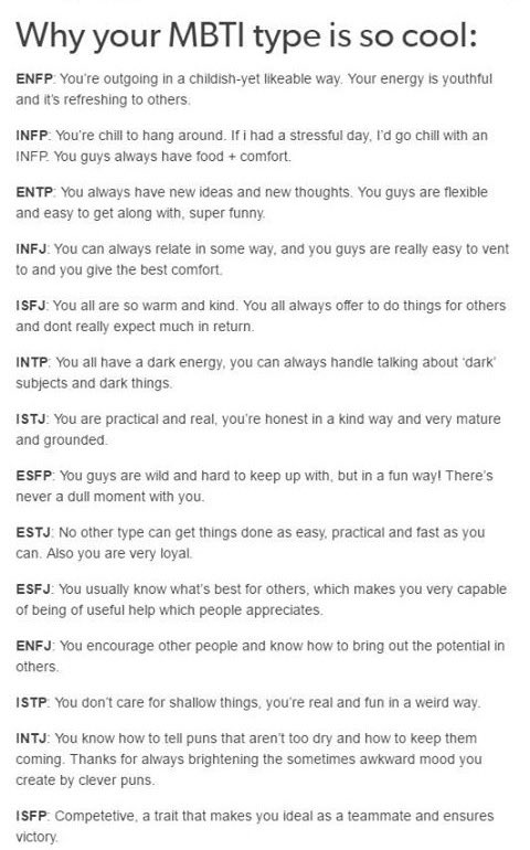 MBTI facts ✨ on X: ways to cheer up the #mbti types   / X