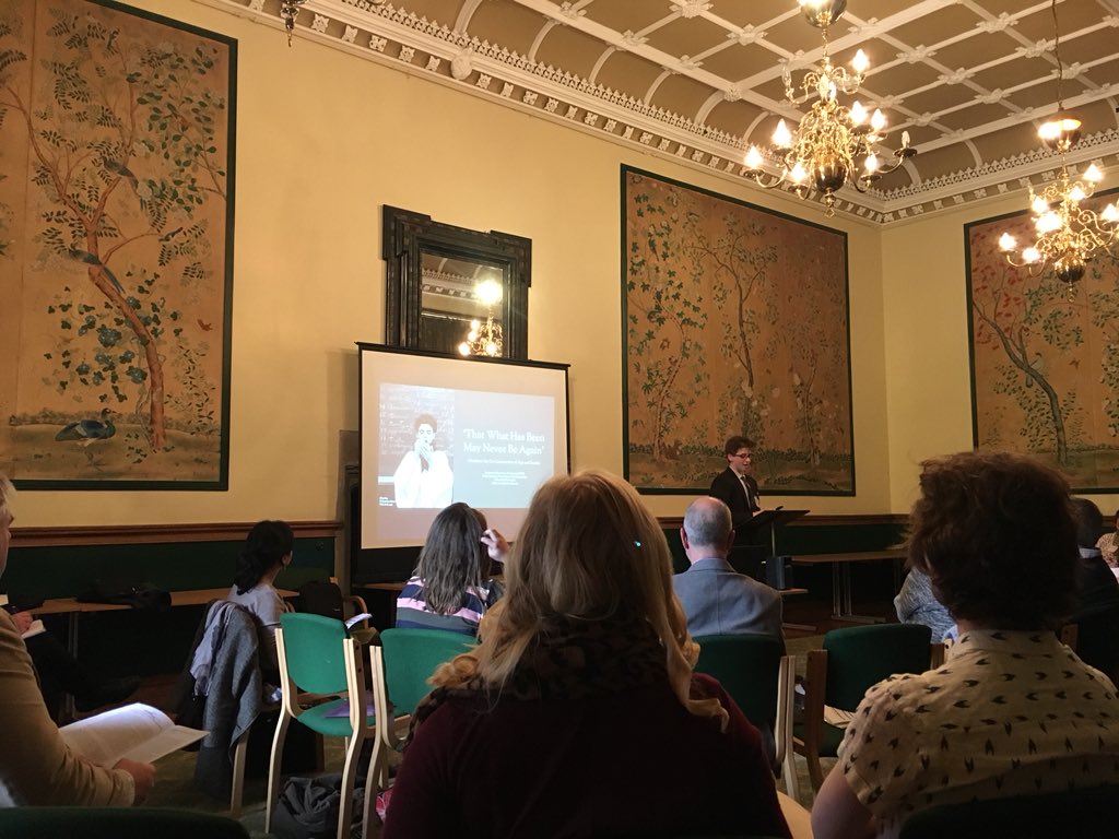 CMWDurham's tweet photo. We are kickstarting the Gender section of the conference with a fantastic discussion on the treble voice by Ben Liberatore from @Columbia!  #cmwdurham https://t.co/YDf2fjmhI8