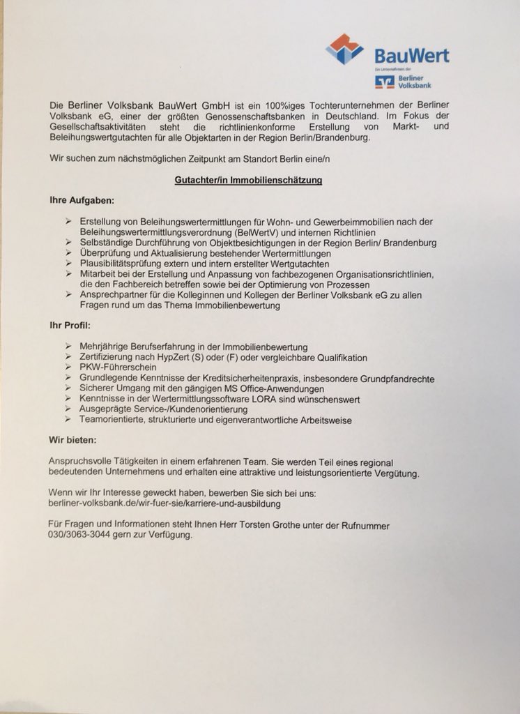 Matthias Meifert Job Bank Bevoba Wir Suchen Eine N Gutachter In Immobilienschatzung Wer Kennt Jemanden Bitte Teilen T Co O9rwpfrko6 T Co 3vlkukgh4h