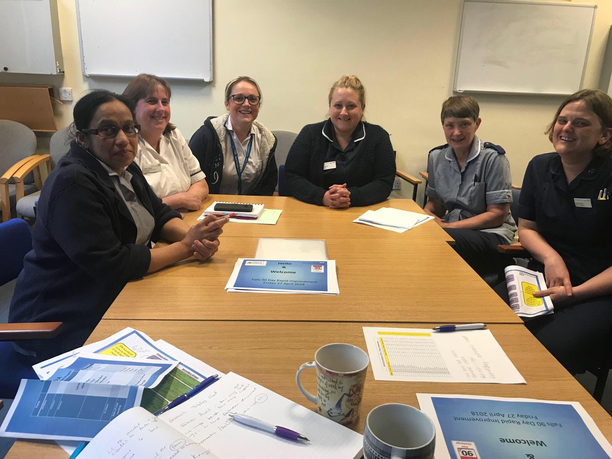 Inspiring falls prevention 90 day rapid improvement meeting today <a href="/NGHnhstrust/">Northampton General Hospital 💙</a> @emery_hj <a href="/Jendscott/">Jenny Scott</a> @karentomlinRN <a href="/carolbrad1/">Carol Bradley</a> #collaborativeworking