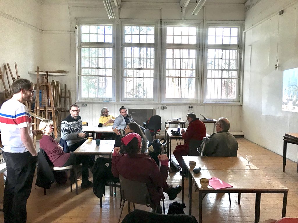 TweetSherrie's tweet photo. Seeing work from the last Coventry #Dresden Arts Exchange @classroomcov with #JohnYeadon @MMMacaulay @CoventryFAH Love to be part of this and do an art film @CoventryDresden @Cov_Biennial @Coventry2021 #JackFoster @CuratingCov @CovArtspace @ChristianManss #AlexandraMüller https://t.co/3dxW8ZG1f7
