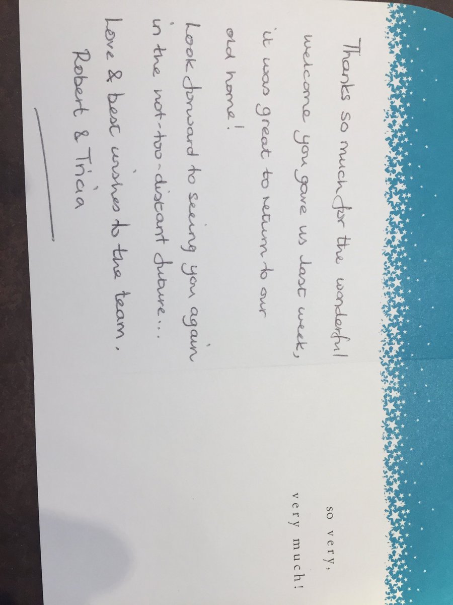 Great feedback for the team at Hinckley PI x