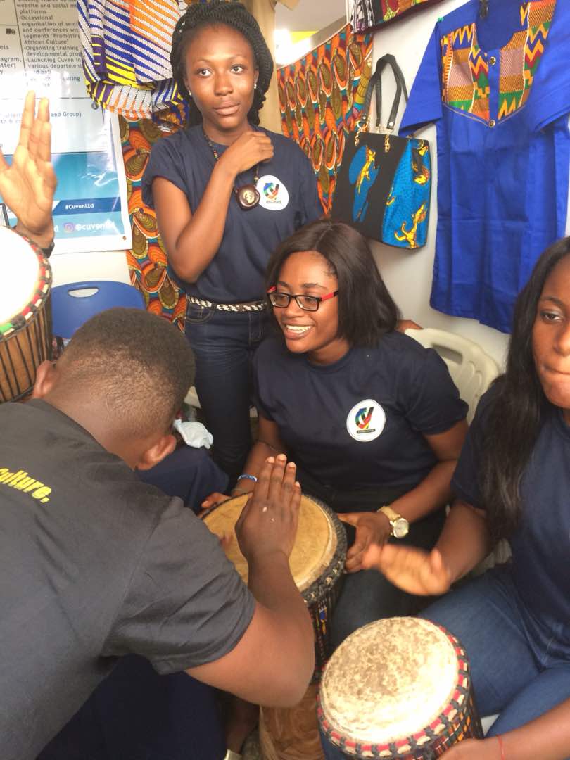Cuven_ltd's tweet photo. Come witness African music and dance #UGBSEntrepFair18 #UGBSOFFICIAL #cuvenltd @Rafurl @Gacheampong @thetrendz2018 @ambitiousports_ @Lester_O3 https://t.co/YbUFL2F8d1
