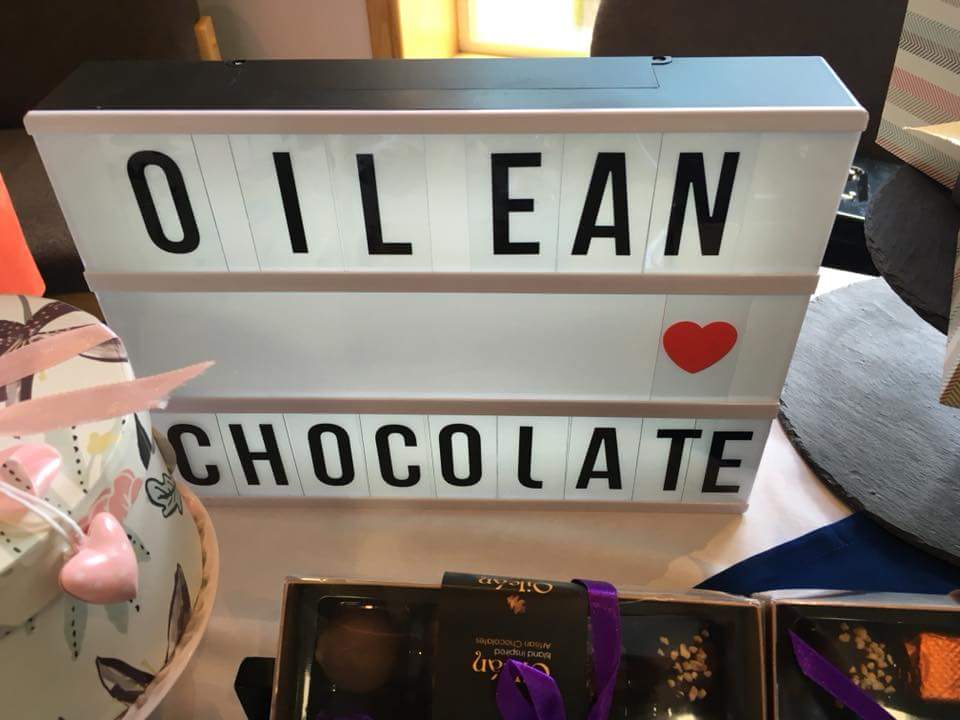 CaherciveenCU's tweet photo. Fabulous chocolate from #oileanchocolates. Very tempting!!! Pop in for our #homeimprovement masterclass today #expo #caherciveencu https://t.co/gNBtJVttii