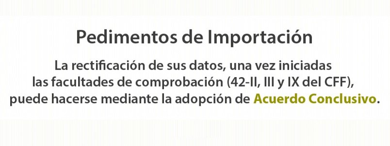#PRODECONInforma #ComercioExterior: Para la rectificación de datos, una vez iniciadas las facultades de comprobación puede hacerse mediante #AcuerdoConclusivo. Conoce más  bit.ly/2Khxo1M