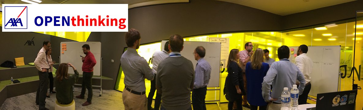 AXAopensurance's tweet photo. Esta semana hemos celebrado una sesión de #OpenThinking q nos ha permitido co-diseñar junto a potenciales usuarios servicios que les protejan más allá del seguro. En esta ocasión hemos abordado #Telematics y #Flotas 🚘 🚙 🚗 #BeyondTheInsurance #FromPayerToPartner #OpenInnovation https://t.co/FwHlhurEFZ