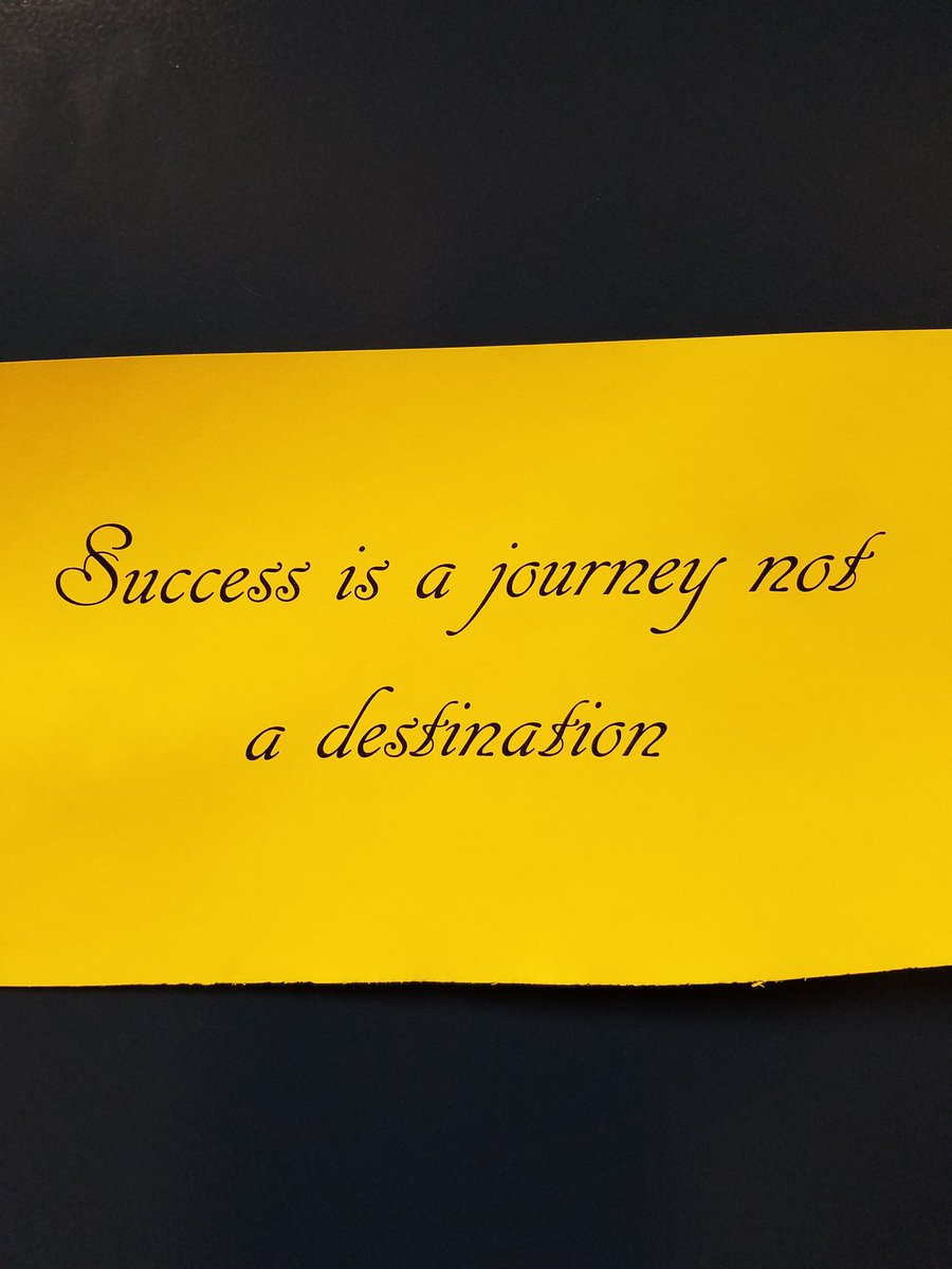 RJHHawks's tweet photo. When you think you've "arrived", look again. There's more to do - and you can do it! #LockerWisdom https://t.co/LR3KBWS0Hf