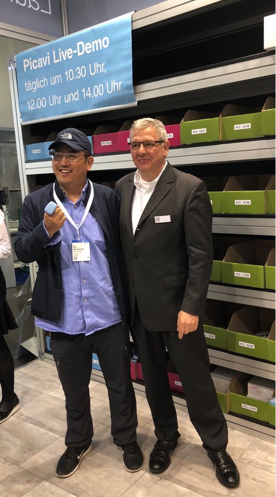 Picavi_GmbH's tweet image. It is already the last day of #CeMAT18. Time flew by so fast – we had a great time 🤩
We've met a lot of new people and also had a great time with our partners.