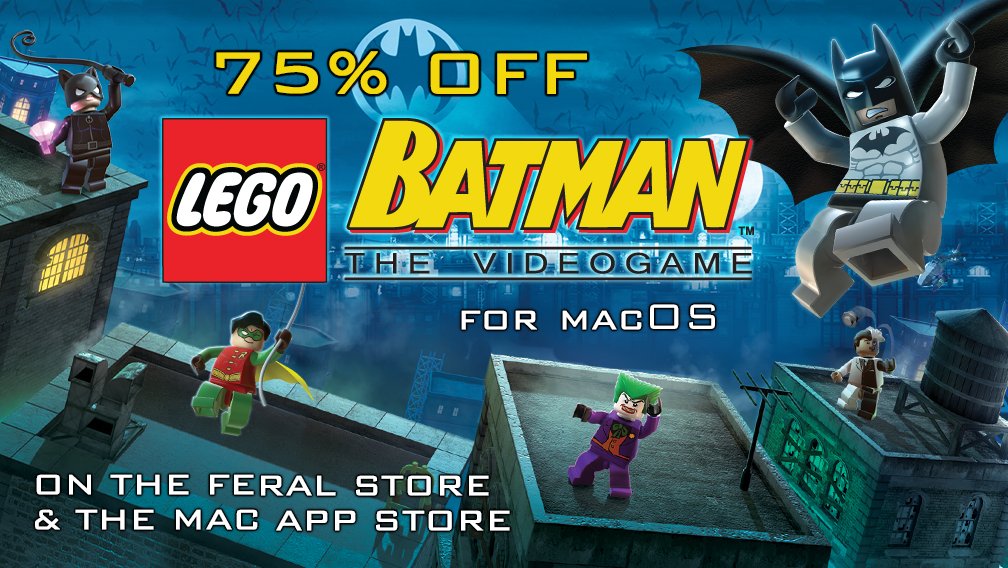 75% LEGO Batman: The Videogame on