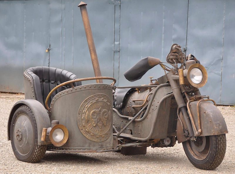 MaxVonSama's tweet photo. #Bike ๐๏ธ Awesome of the Day: #Steampunk โ๏ธ Custom 1981 #Honda #Goldwing #Motorbike via @masonartsco #SamaBikes https://t.co/tlDluQUpwU