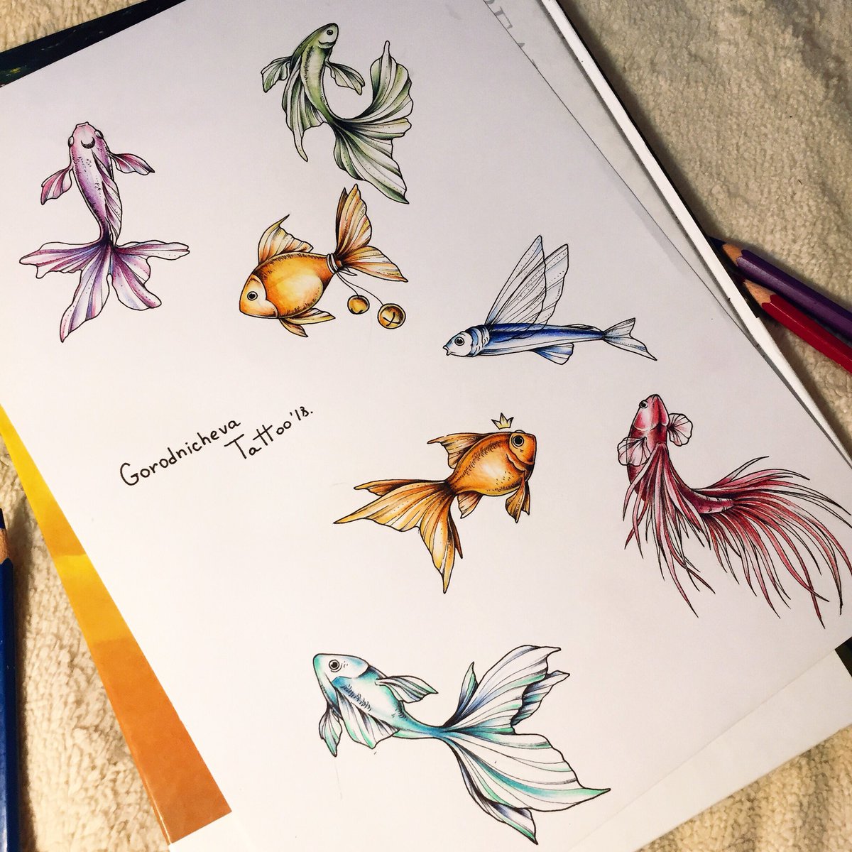Новые миниатюры по минималке🐠💚 
Рыбку на удачу ?