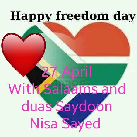 #FreedomMonth @FreedomDay27April @SouthAfrica
