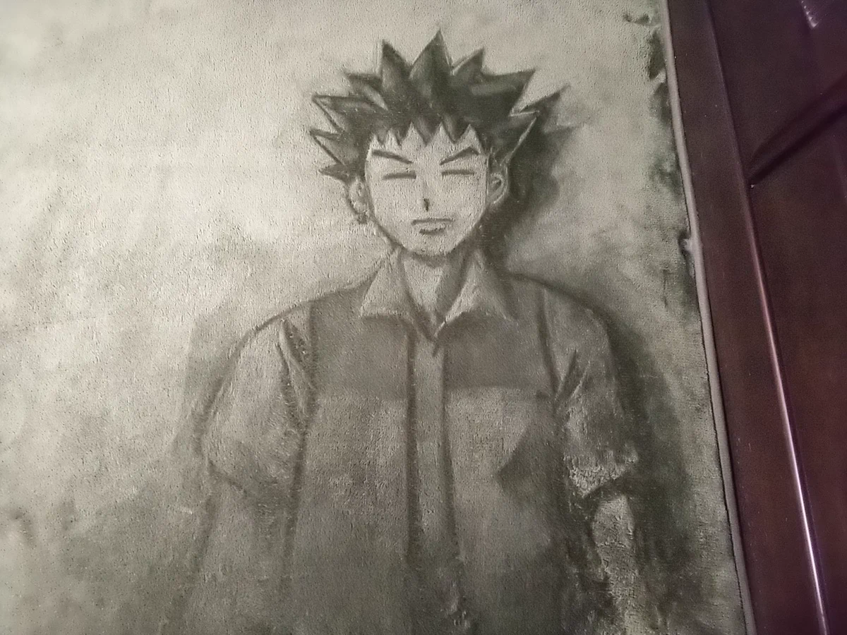 絨毯で再現できるとは！ポケモンのタケシを絨毯で描いてみたｗｗｗ