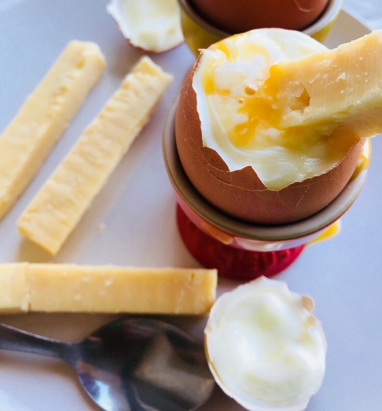 NLCKitchen's tweet image. Leoni is soldiering on (boom boom) today, almost at the end. 
Dippy eggs and cheese soldiers this lunchtime #EggFast #LowCarb #LCHF