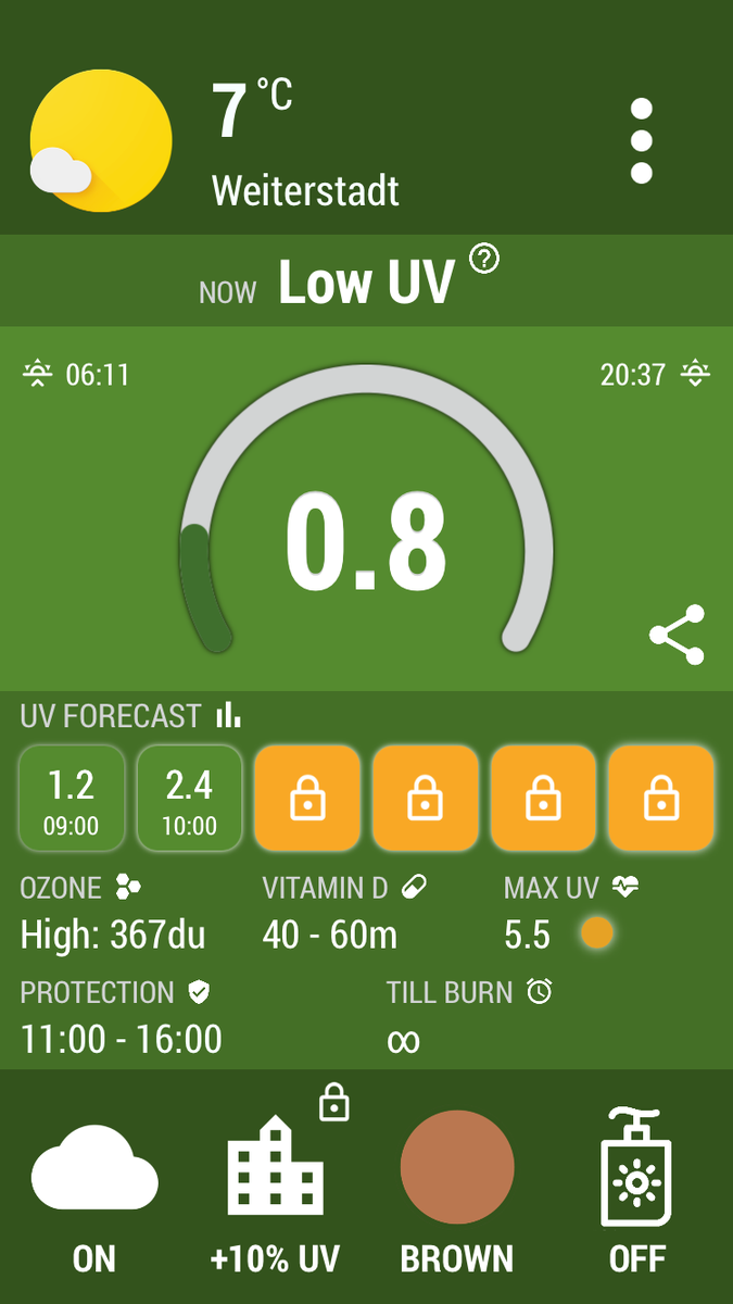 cfrinsta's tweet photo. #UVIndex is 0.8. Enjoy the gently #sun, no protection required. #BeSunSafe with #uvimate: https://t.co/H0sSdY6sBS https://t.co/x0KJWkiCDn