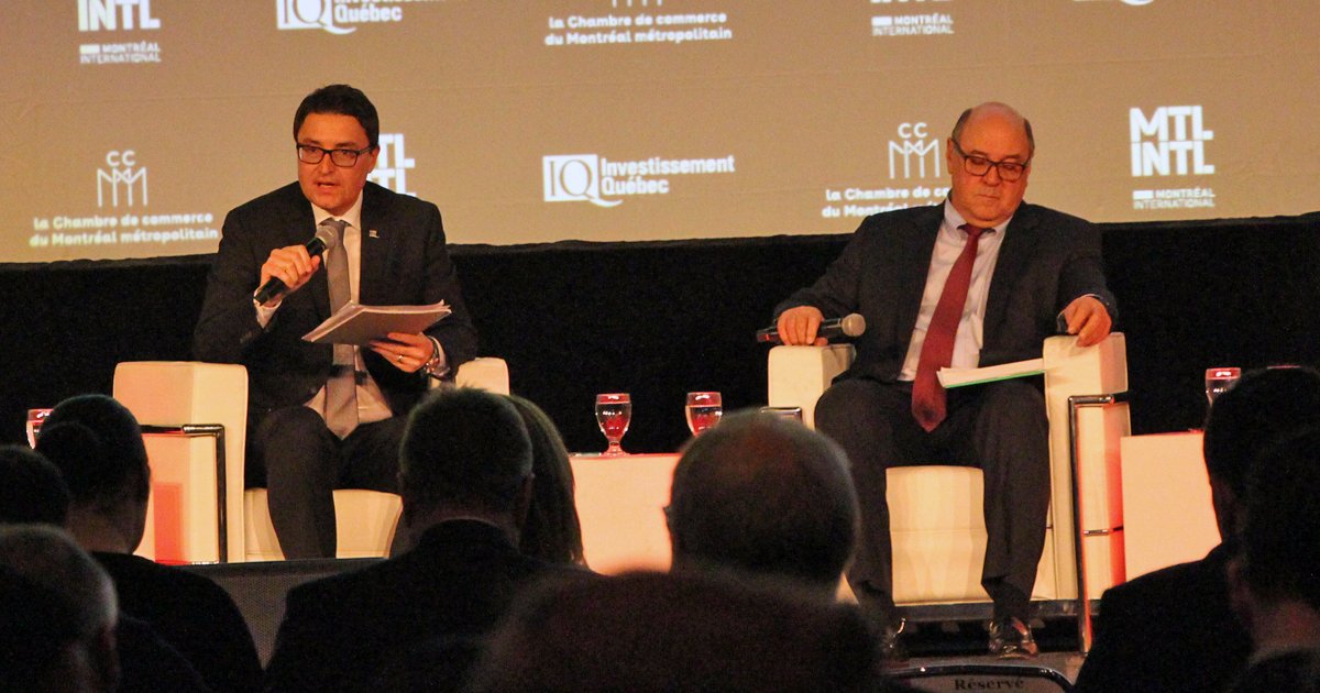 InvestQuebec's tweet photo. À Montréal depuis 10 ans, Morgan Stanley compte aujourd'hui 1200 employés. Pourquoi Montréal? Les coûts compétitifs, l'excellente qualité de vie et le potentiel de croissance de la métropole. Un bel échange entre Alan Verprini @MorganStanley et Éric Dequenne IQ. #ForumMTL https://t.co/x3vldxY6ng