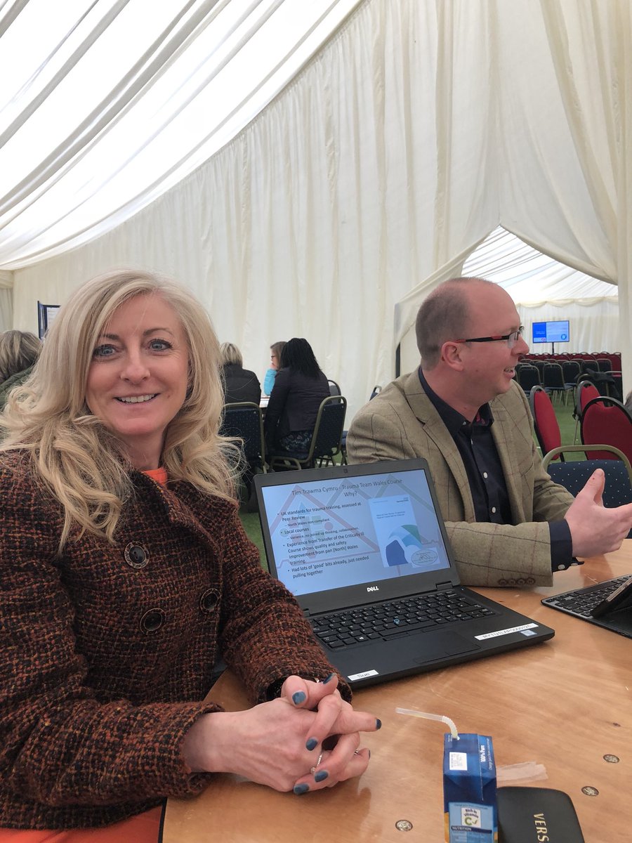 WCCTN's tweet photo. #BCUQI @knightsmk1 and @susieokeeffe discussing improving trauma care in #northwales @BCUHB https://t.co/NCDjyw7HFO