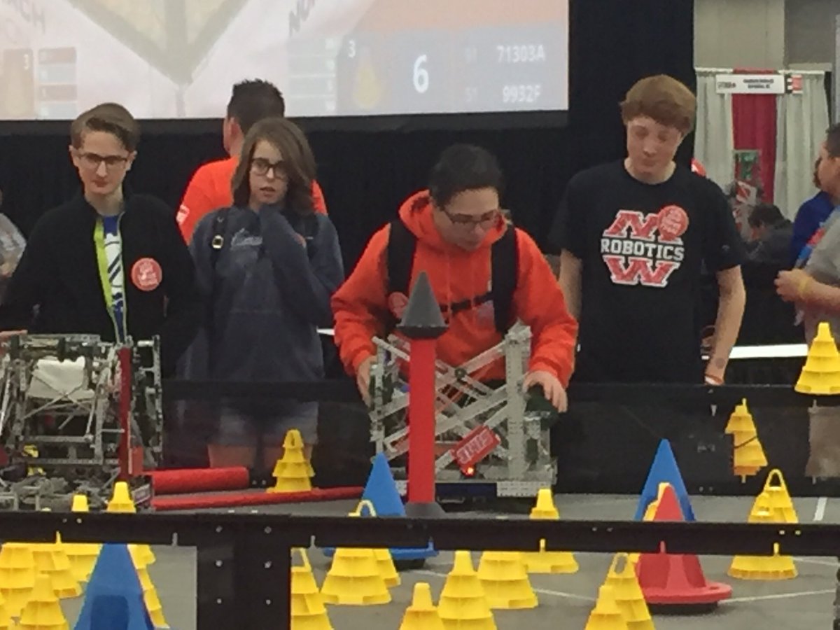 About to start first match on day 2 of competition. Go Cougars!