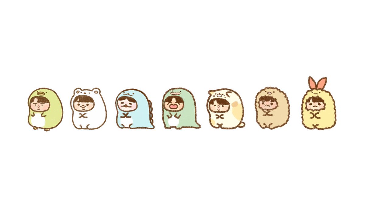 chyureoseulover's tweet photo. bts x sumikko gurashi #방탄소년단 #남준 #진 #슈가 #제이홉 #지민 #뷔 #정국 #RM #JIN #SUGA #JHOPE #JIMIN #V #JUNGKOOK #btsfanart @BTS_twt https://t.co/DCns1VcySQ